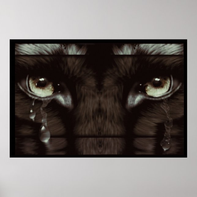 Póster Grito del lobo (Frente)