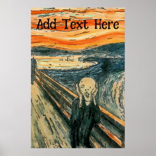 Póster Grito, olvidé mi teléfono celular, añada Poster de