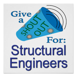 Póster Gritos a los ingenieros estructurales