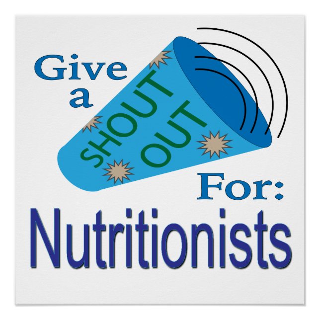 Póster Gritos a los nutricionistas (Anverso)