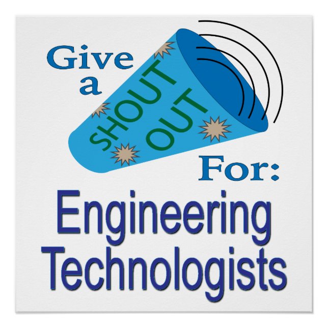 Póster Gritos a los técnicos de ingeniería (Anverso)