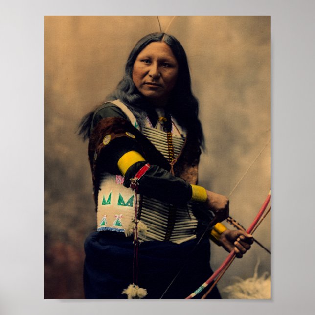 Póster Gritos En Oglala Sioux 1899 (Frente)