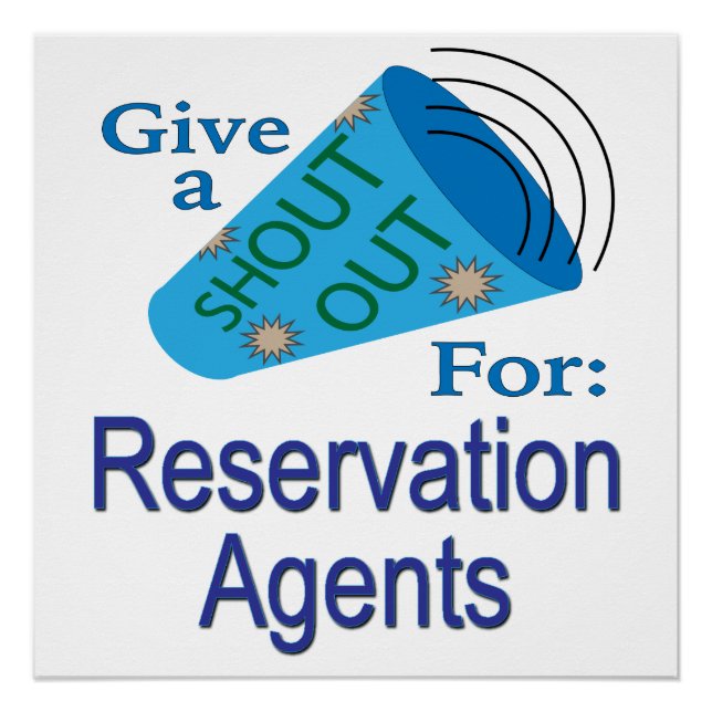 Póster Gritos para agentes de reserva (Anverso)
