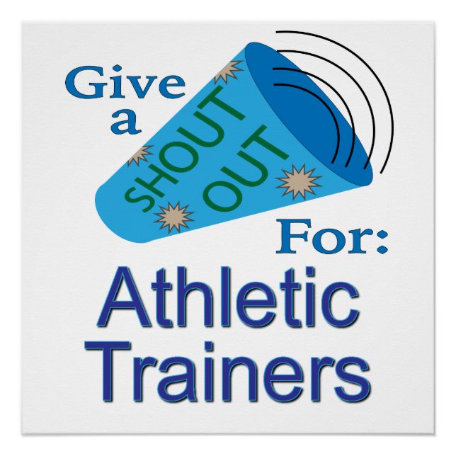 Póster Gritos para entrenadores atléticos (Anverso)