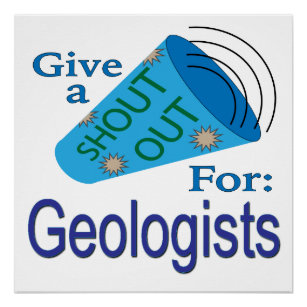 Póster Gritos para geólogos