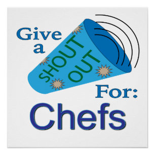 Póster Gritos para los chefs