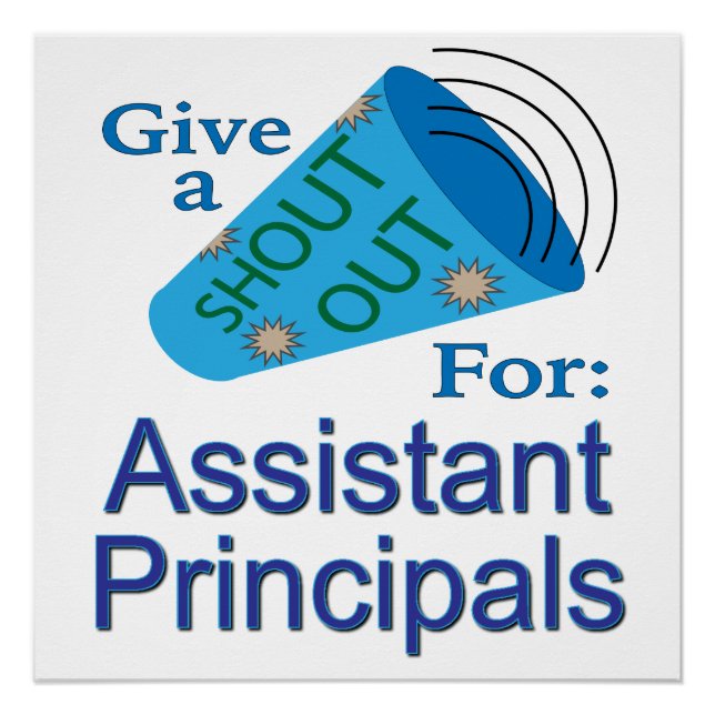 Póster Gritos para los directores adjuntos (Anverso)