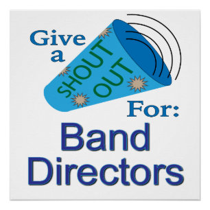Póster Gritos para los directores de banda