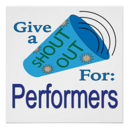 Póster Gritos para los intérpretes