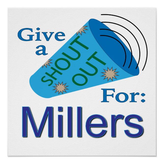 Póster Gritos para los Millers (Anverso)