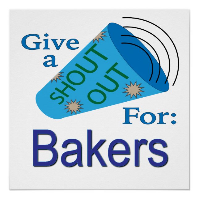 Póster Gritos para los panaderos (Anverso)