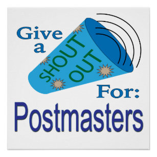 Póster Gritos para los postmasters