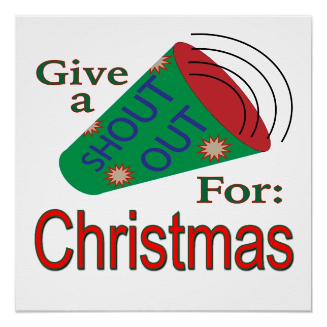 Póster Gritos para Navidades (Anverso)