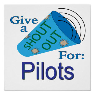 Póster Gritos para pilotos