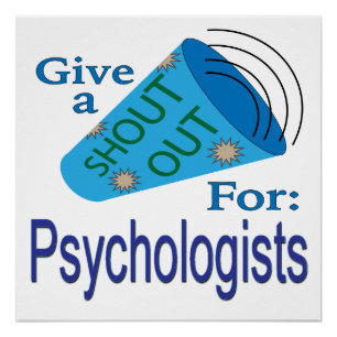 Póster Gritos para psicólogos