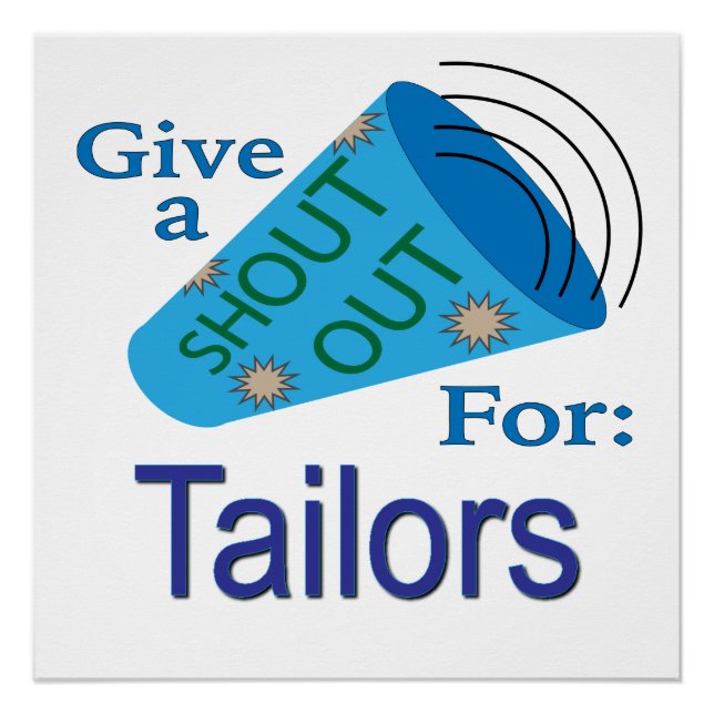 Póster Gritos para sastres (Anverso)