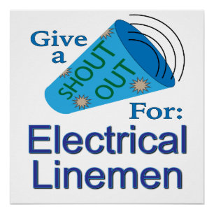 Póster Gritos por el uso de cables eléctricos