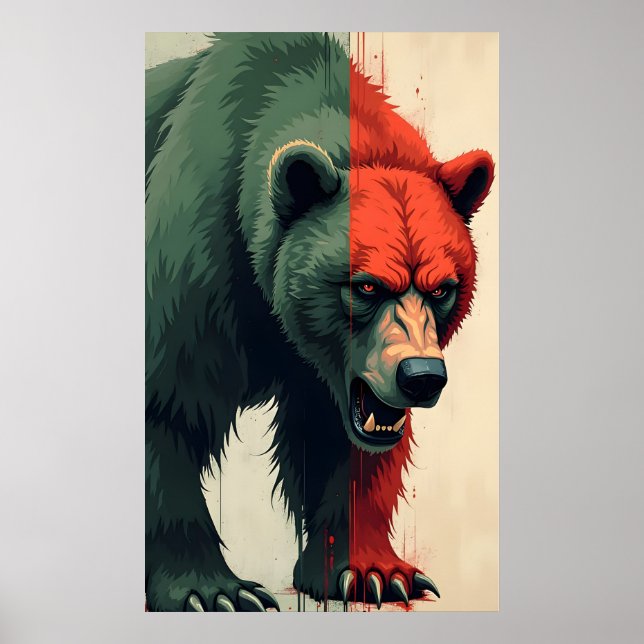 Póster Grizzly (Frente)