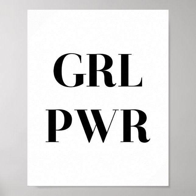 PÓSTER GRL PWR (Frente)