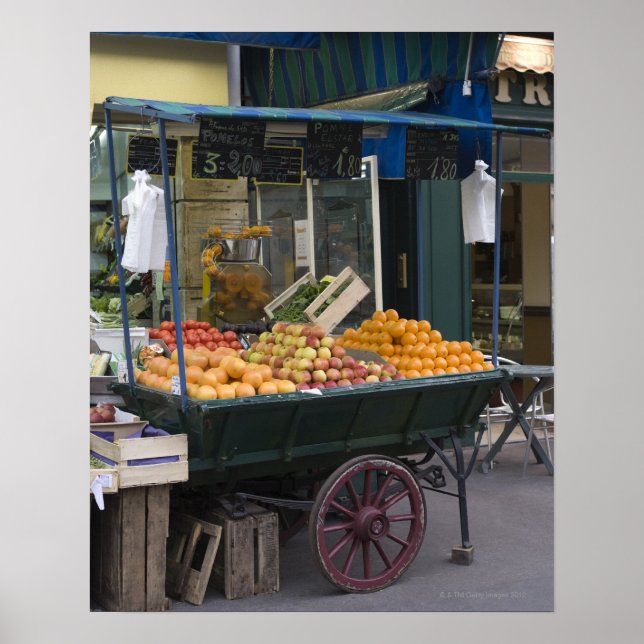 Póster Grocery in Paris 3 (Frente)