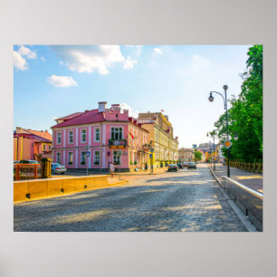 Póster Grodno Bielorrusia Arquitectura ciudad-paisaje