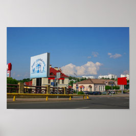 Póster Grodno Bielorrusia Arquitectura ciudad-paisaje