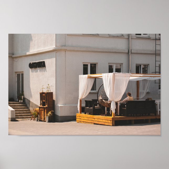 Póster Grodno Bielorrusia City Architecture Life People (Frente)