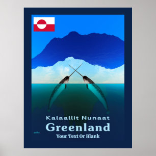 Póster Groenlandia - Narwhal