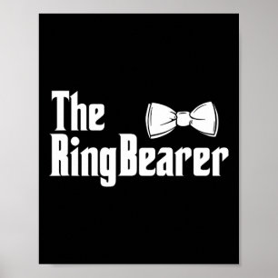 Póster Groom Bri, Boda del tío del anillo de Bowtie