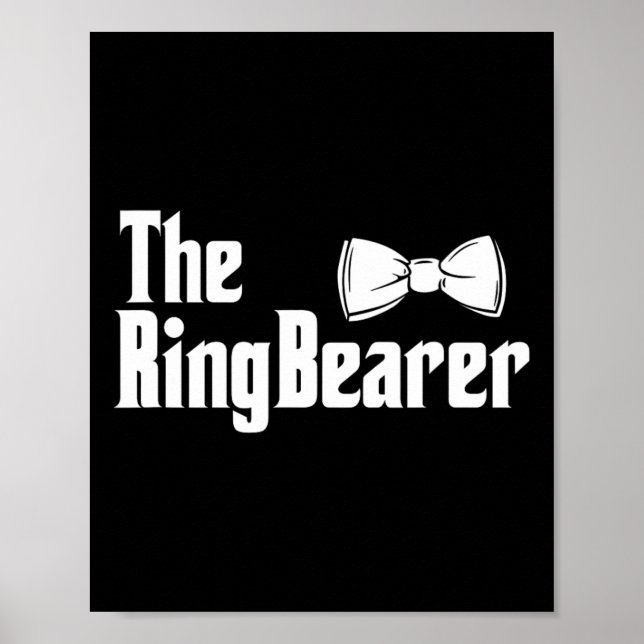 Póster Groom Bri, Boda del tío del anillo de Bowtie (Frente)