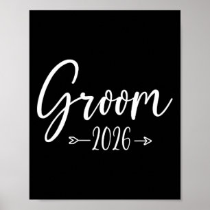 Póster Groom Est 2026 Partido de compromiso de Bodas casa