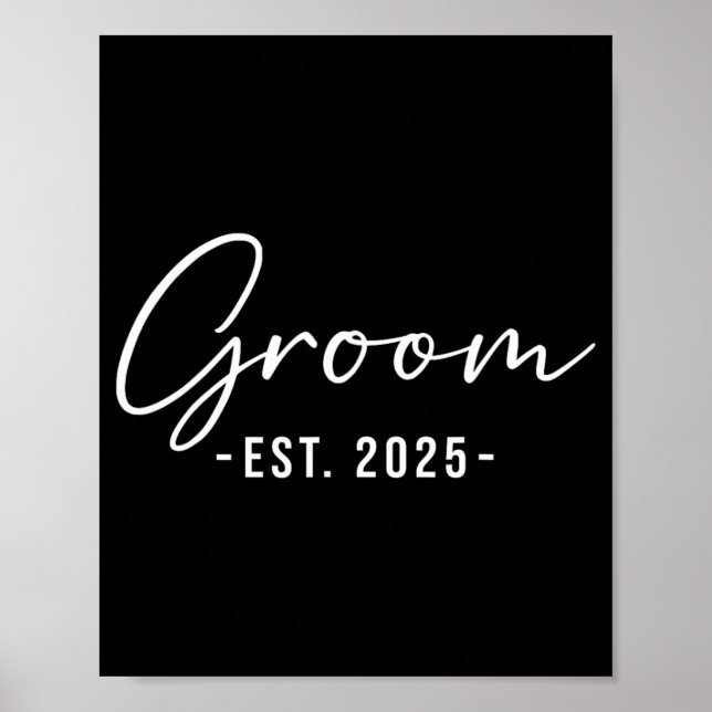 Póster Groom Est. Coincidiendo 2025 Preparándose Para La  (Frente)