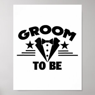 Póster Groom Y Bride Boda S - Crecen A Ser 2017_1