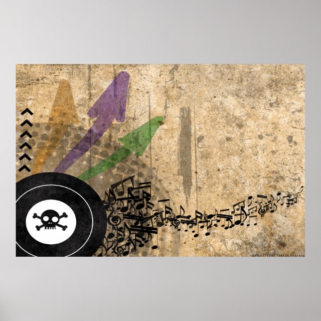 Póster Groove de muerte (Frente)