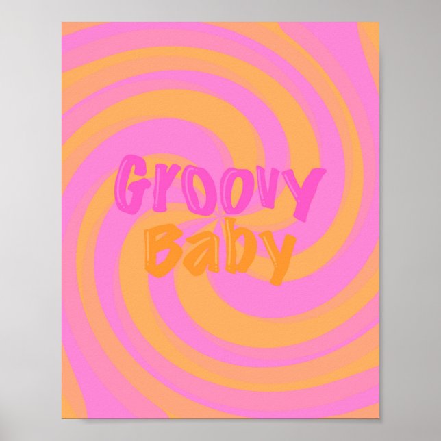 Póster Groovy Baby Poster (Frente)