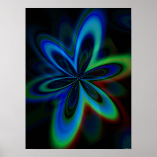 Póster Groovy Flower (Frente)