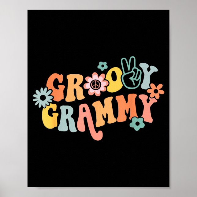 Póster Groovy Grammy One Thankful Grammy Valentines Day M (Frente)