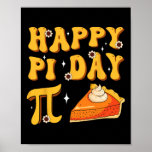 Póster Groovy Happy Pi Day Mathematics Teacher Pi Da<br><div class="desc">Groovy Happy Pi Day Mathematics Math Teacher Pi Day 3.14 2</div>