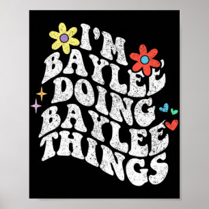 Póster Groovy Im Baylee Haciendo Cosas Baylee Madres Grac