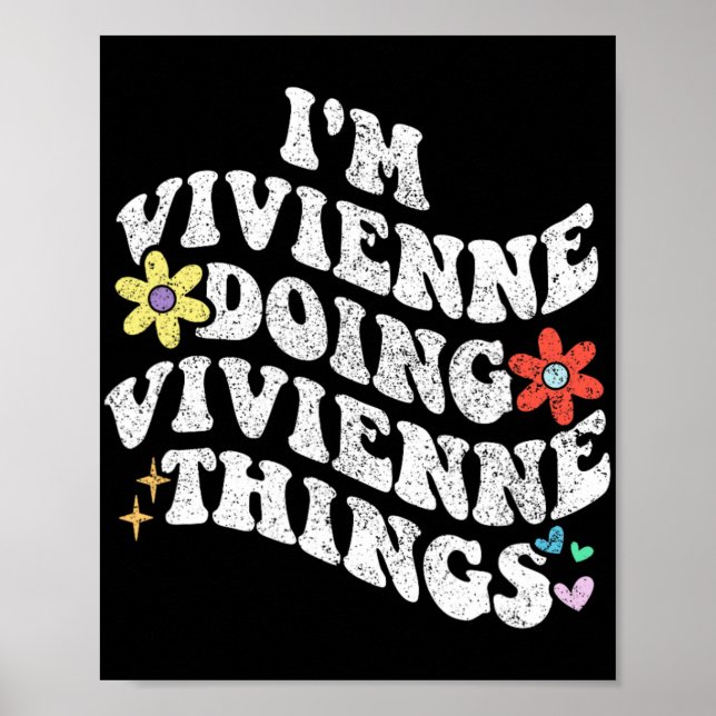 Póster Groovy Im Vivienne Haciendo Vivienne Things Funny (Frente)
