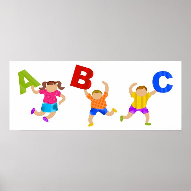 Póster Groovy Letters (Frente)