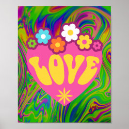 Póster Groovy Love Poster