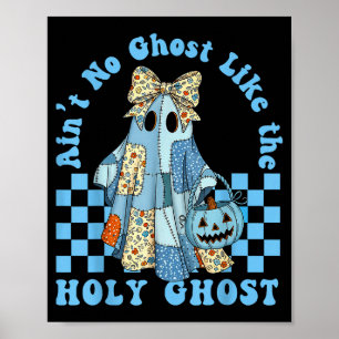 Póster Groovy No Hay Fantasma Como El Espíritu Santo Cris