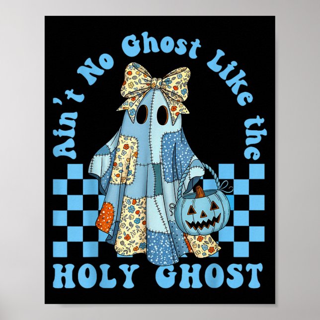 Póster Groovy No Hay Fantasma Como El Espíritu Santo Cris (Frente)