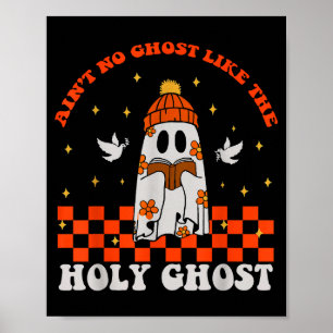 Póster Groovy No Hay Fantasma Como El Sagrado Salón Crist
