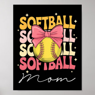 Póster Groovy Softll Mom Mother Coquette Bow Softll 