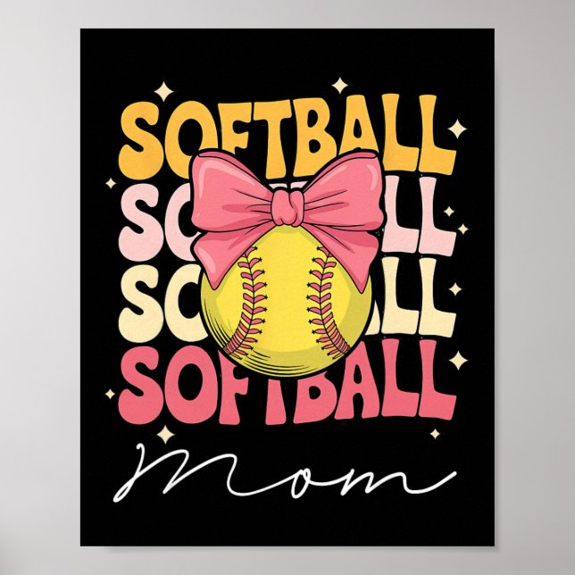 Póster Groovy Softll Mom Mother Coquette Bow Softll  (Frente)