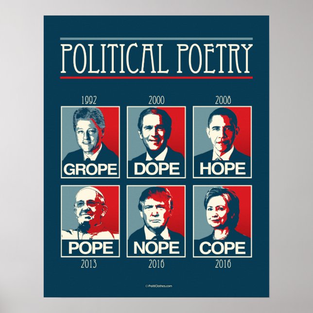 Póster Grope Dope Hope Papa Nope Cope (Frente)