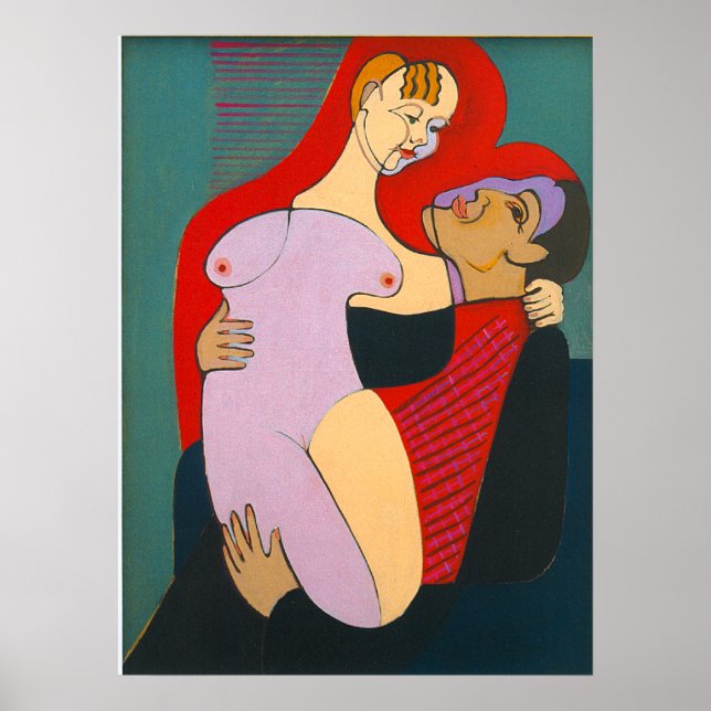 Póster Großes Liebespaar (Frente)