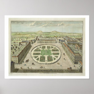 Póster Grosvenor Square, para 'Stow's Survey of London', 